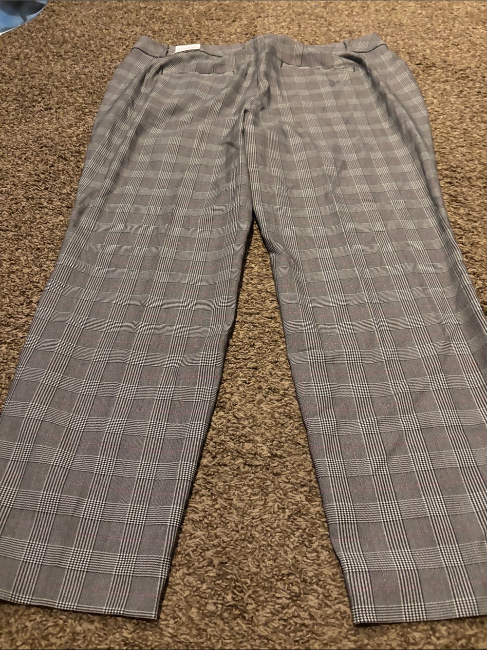 Lane Bryant Gray Plaid womens Dress Pants - Picture 3 of 4